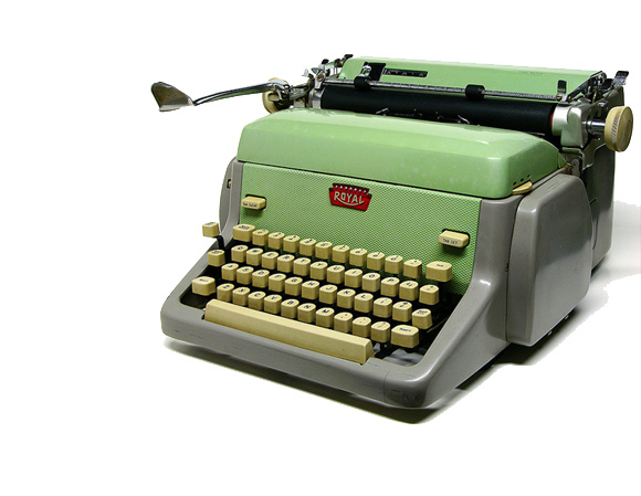 Máquina de escribir antigua