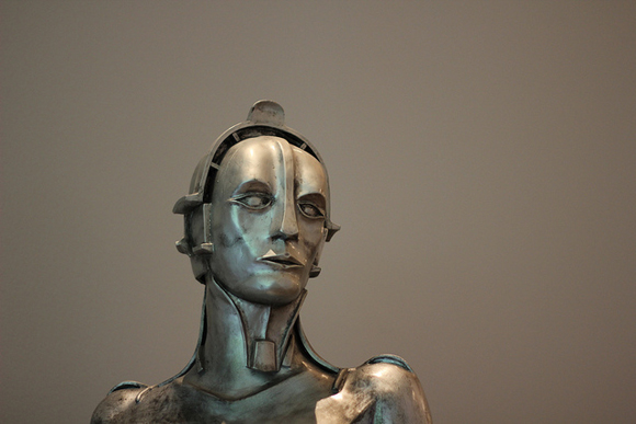 Escultura de un robot
