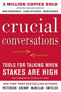 Portada del libro "Crucial conversations"